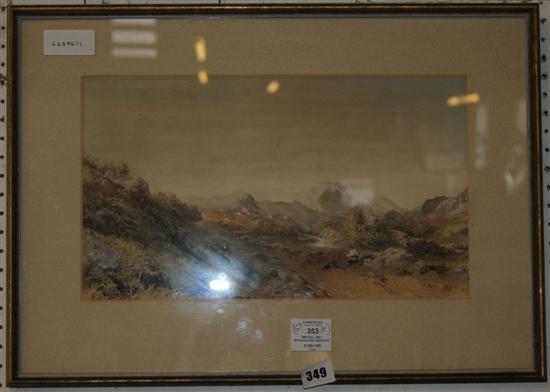 Wm. Hull, 1865, watercolour, Landscape(-)